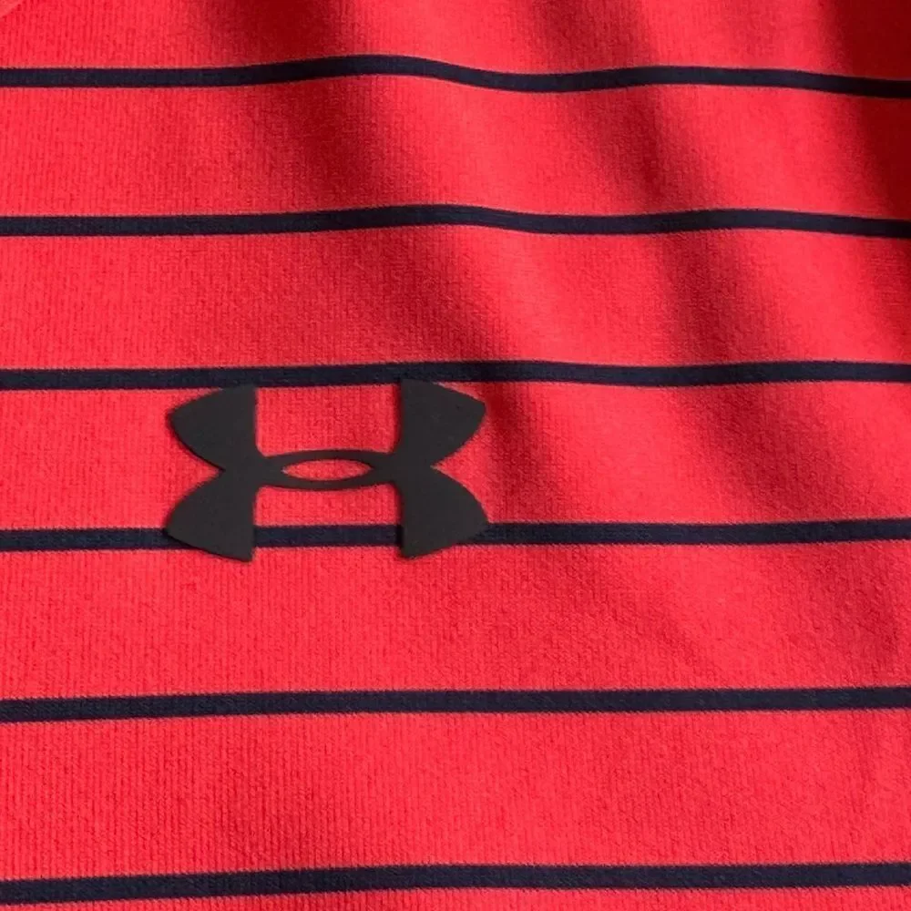 Under armour Polo Mens Sz M the play Off Heat Gear Performance striped Golf‎